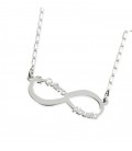 Collar infinito TE QUIERO ABUELA - PLATA DE LEY 925