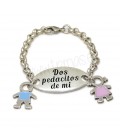 Pulsera DOS PEDACITOS DE MI