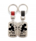 Pack 2 llaveros cuero  - MICKEY & MINNIE