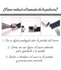 Pulsera CUERO NEGRO LISO