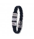 Pulsera cuero trenzado - TRENDY