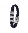 Pulsera cuero trenzado - TRENDY