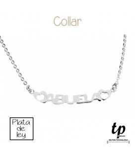 Collar ABUELA - PLATA DE LEY 925