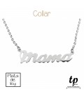 Collar MAMÁ - PLATA DE LEY 925