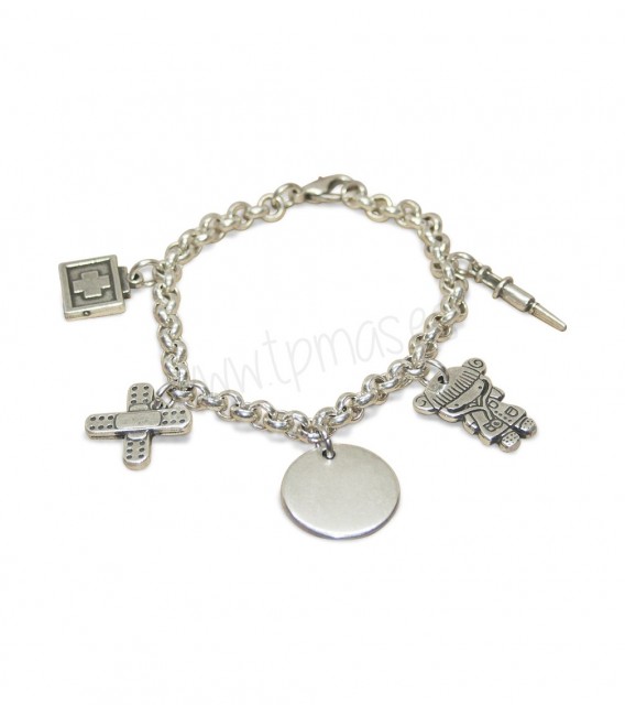 Pulsera CHARMS ENFERMERA tpmas.es