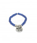 Pulsera cristal azul - AMIGAS COMO TU