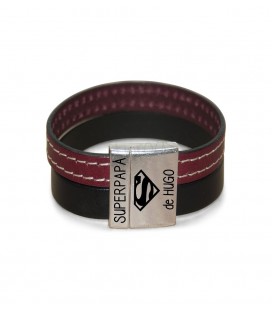 Pulsera DOBLE CUERO - SUPERPAPÁ