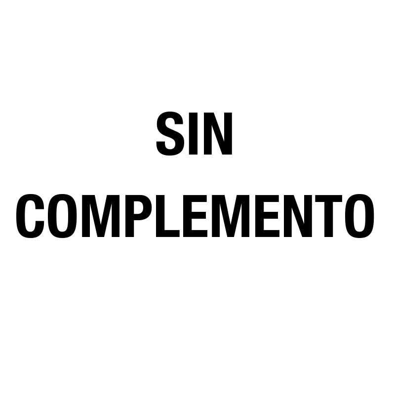 Sin complementos